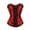 Red, variant on Elainilye Fashion Shaping Bodysuit for Women Sexy Patchwork Bandage Gothic Corset Bustier Sexy Shapewear,Black