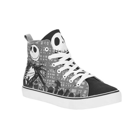Nightmare Before Christmas Men's Jack High Top (Best Tennis Shoes For High Arch Feet)