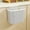 Gray, variant on openpig Kitchen Compost Bin for Counter Top or Under Sink, Hanging Small Trash Can with Lid for Cupboard/Bathroom/Bedroom/Office/Camping, Mountable Indoor Compost Bucket, White