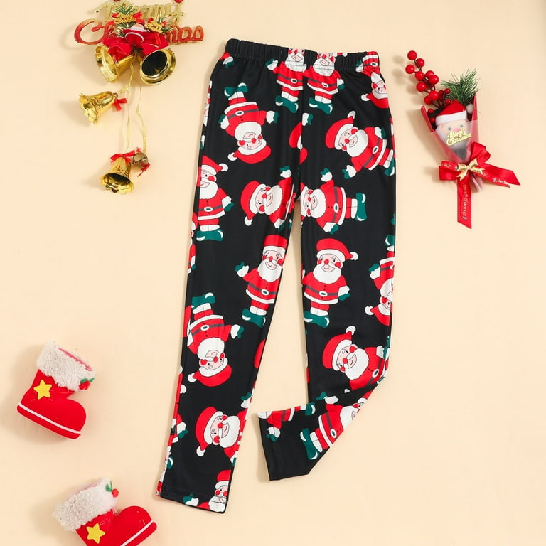 GERsome Kid Christmas Pajamas Pants Loose Pyjama Jogger For Boy