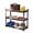 Black matte hole position change.6, variant on Heavy Duty 3-Tier Adjustable Metal Storage Shelving Unit – 60"L x 24"W x 36"H, 1320 lbs Capacity, Industrial Freestanding Utility Rack for Garage, Basement, Workshop, Warehouse