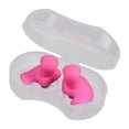 thumbnail image 2 of Tapones para los oídos de natación, protección para los oídos en espiral para , tapones para los oídos de silicona para dormir Rosa, 2 of 8