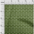 thumbnail image 2 of oneOone Viscose Jersey Green Fabric Asian Ikat Dress Material Fabric Print Fabric By The Yard 60 Inch Wide, 2 of 5
