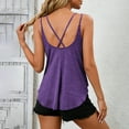 thumbnail image 5 of Horkkom Tank Tops for Women Summer V Neck Camisole Tops Causal Solid Color Sleeveless Tops XL, 5 of 7
