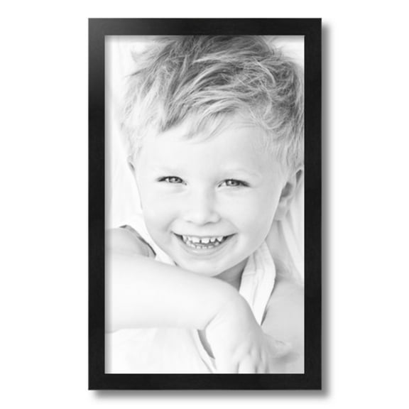 ArtToFrames 12" x 20" Black Picture Frame, 12x20 inch Black Wood Poster Frame (WOM-5141)