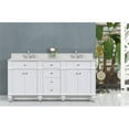thumbnail image 7 of Design Element Winston 72" Solid Wood Double Sink Bathroom Vanity in White, 7 of 7