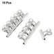 thumbnail image 2 of 10 Pcs Paper Ticket File Stainless Steel Springy Binder Clips, 2 of 5