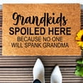 thumbnail image 5 of HomelyJoy Cute Funny Door Mat with Non-Slip Backing, Outdoor Welcome Mats for Front Door Featuring Humorous Grandkids Greeting, Durable Rubber Mat, 5 of 7