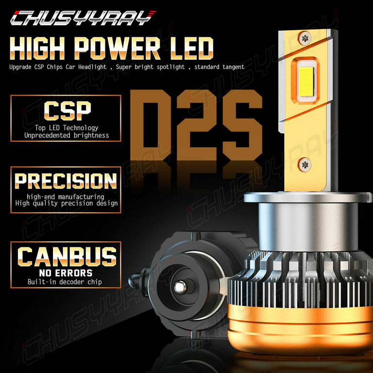 2x LED Headlight Bulbs D2S D2C D2R LED Xenon Bulbs Conversion Kit