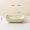 Baking and Serving Dish Ceramic Cheese Baked Rice Baking DishDouble Ear
