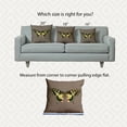 thumbnail image 6 of 20" x 20" Simply Daisy Rare Swallowtail Indoor/Outdoor Pillow, Ginger Snap Brown Qty 1, 6 of 6