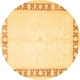 thumbnail image 1 of Ahgly Company Indoor Round Oriental Brown Traditional Area Rugs, 6' Round, 1 of 4