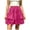 Hot Pink, variant on Flowy Shorts For Women Ruffled Tiered Skirts Summer Boho High Waist Tennis Golf Mini Skorts Elegant Comfy Skirt 2026