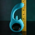thumbnail image 3 of Evolved How Many Licks Rechargeable Silicone Clitoral & G-Spot Vibrator, Blue, 3 of 9