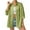 Green1, variant on biudgviw Fall Jackets for Women Lightweight 3/4 Sleeves Button up Shirt Coat Casual Trendy Loose Lapel Textured Outwear