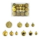 thumbnail image 1 of Juego de adornos de bolas de Navidad 50PCS | Estilos y tamaños surtidos Decoraciones de árboles navideños | Plástico Mate Brillante con Purpurina | Paquete de regalo de repisa de corona fácil de, 1 of 5
