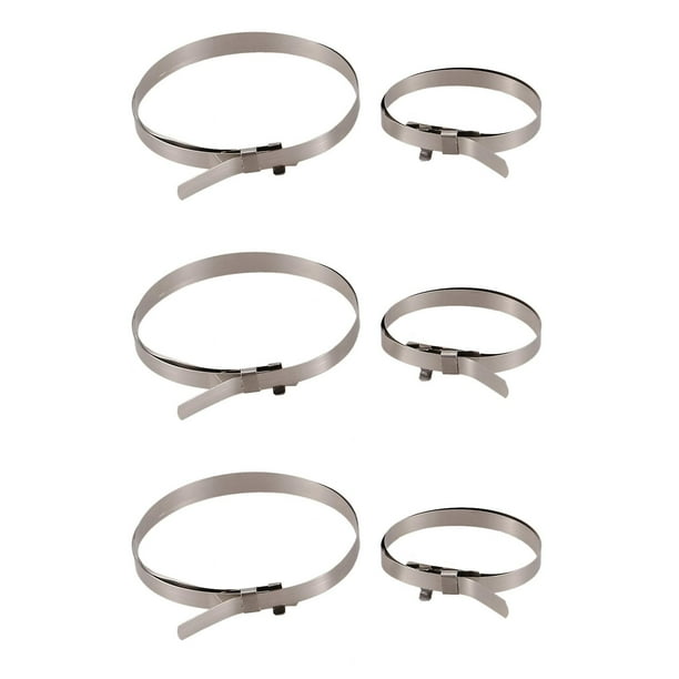 Vehicle Car Constant Velocity Cv Joint Boot Clamp Clip Fastener 6 Pcs