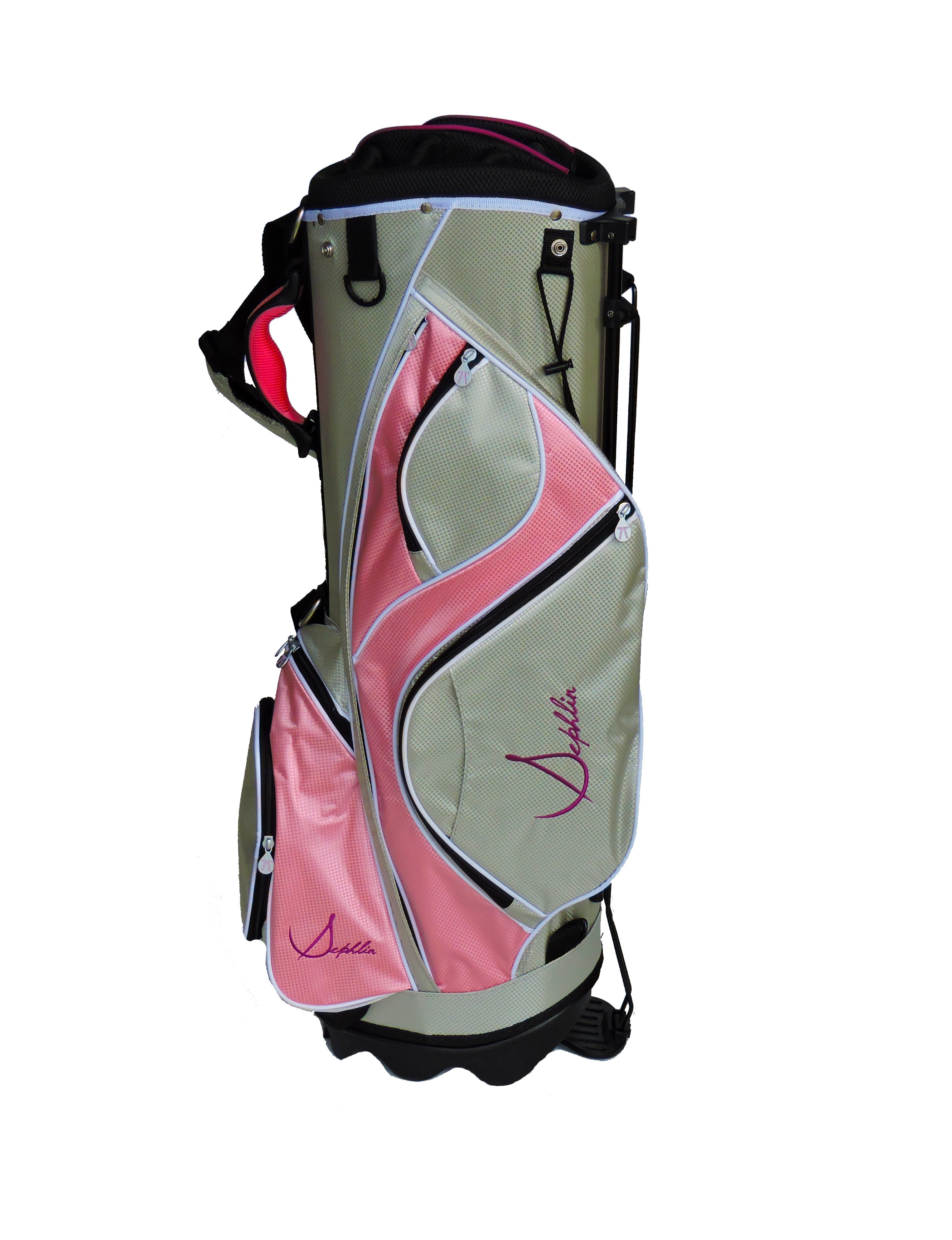 Sephlin Womens Golf Bag (Silver and Pink)