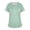Light Green #1, variant on WULMLEO V Neck T Shirts for Women, Athletic Short Sleeve Workout Top, UV Sun Protection, Quick Dry Moisture Wicking Shirts for Women Hot Pink XL