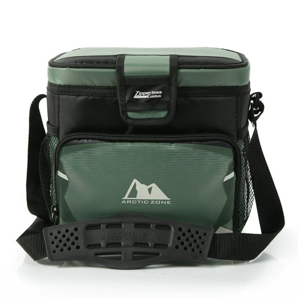 Arctic Zone Hielera con forro rígido y lados suaves 16 latas, color verde (sea foam green)