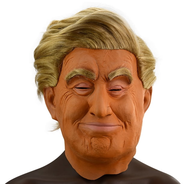 Máscara Cosplay Donald Trump Wdftyju Cara Completa Fiesta disfraces
