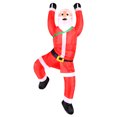 thumbnail image 2 of Occasions 6.5’ Inflatable Hanging Santa – Christmas Outdoor Decoration, 2 of 10