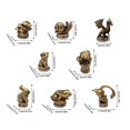 thumbnail image 3 of ¡Venta caliente! Decoración del hogar con cabeza de bisagra, cabezas de bisagra de puerta de animales vintage, juego de 3, imán de cabeza de bisagra de animal de bronce, pasador, 3 of 8