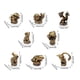 thumbnail image 3 of Popular!Decoración del hogar con cabeza de bisagra,juego de 3 cabezas de bisagra de puerta de animales vintage,imán de cabeza de bisagra de animal de bronce,pasador de bisagra, 3 of 8