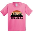 thumbnail image 3 of Inktastic Atlanta Georgia Skyline Vintage Youth T-Shirt, 3 of 5