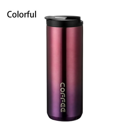 

Portable Insulated Travel Leakproof Thermal Flask Coffee Mug Tea Cup Water Bottle COLORFUL