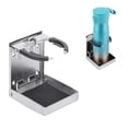 thumbnail image 1 of Portavasos para Bebidas, Soporte de Botella Plegable Ajustable de la Taza de la Bebida del Acero Inoxidable para Marina Barco Camión Coche, 1 of 9