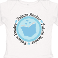 thumbnail image 4 of Inktastic Reading Future Reader Books Boys or Girls Long Sleeve Baby Bodysuit, 4 of 5