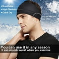 thumbnail image 3 of 5 Packs Sports Headbands for Men, Moisture Wicking Workout Headband, Sweatband Headbands for Running,Cycling,Football,Yoga,Hairband for Women and Men, 3 of 8