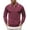 Wine Red, variant on COOFANDY Men's Polo Sweater Long Sleeve Knit Polo Shirts Casual Quarter Zip Pullover Vintage Striped Polo Golf Sweatshirts