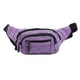 thumbnail image 1 of Riñoneras para hombre y mujer, riñonera con bolsillos con cremallera y correas ajustables para uso informal. Violeta, 1 of 4