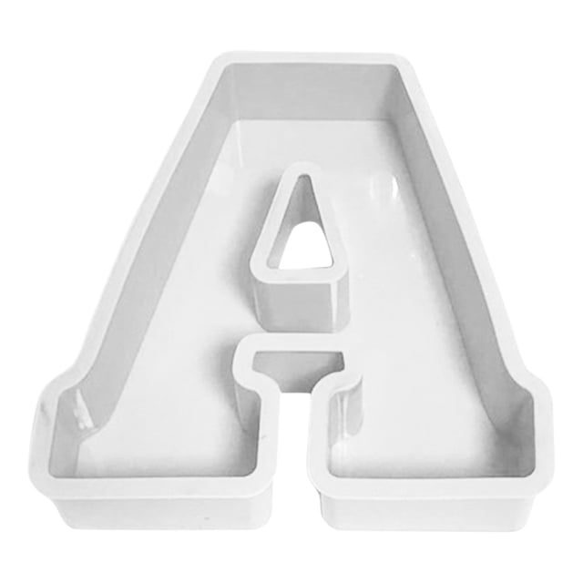 Binwennn Pie Baking Kits for Adults Full Set Small Silicone Containers Rectangle Chocolate Melting Chocolate DIY Alphanumeric Cake M Old 26 English Alphanumeric Cake Silicone M Old