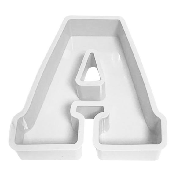 26-Letter Alphanumeric Silicone Cake Mold - DIY Baking Mould for Chocolate, Candy, and Fondant - Reusable, Heat-Resistant (-40â~230â), Easy to Clean
