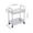 Clear, variant on VWRXBZ Kitchen Shelf, 25.98x12.79x8.07 Inch Three Tier Kitchen Bathroom Living Room Shelf Floor Storage Rack Multi-Layer Transparent Storage Cabinet Movable Trolley Shelf Organizer