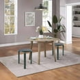 thumbnail image 2 of BoraamMateo Round Backless Stacking Stools - Set of 2 - Spanish Moss, 2 of 5