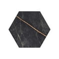 thumbnail image 6 of The Tile Life Oscuro 8" x 9" Gold Hexagon Matte Porcelain Floor and Wall Tile 24-Piece, 6 of 15