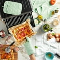 thumbnail image 5 of KitchenAid Onion Quilt Kitchen Towel, Oven Mitt & Potholder 4-Pack Set, Pistachio, 16"x26", 7"x13" & 7"x10", 5 of 13