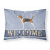 American Foxhound Welcome Fabric Standard Pillowcase-30 x 20.5-