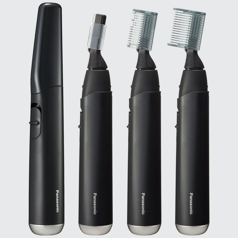 Panasonic Wet/Dry Facial Hair Trimmer for Unisex with 2 Attachments,  Battery Powered - ER-GM40-K