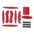 thumbnail image 1 of 2 Sets Cycling Helmet Inner Pads Protection Foam Kit Sealed Lining Sponge for Bicycle Electric Motorcycle Accessories, RedRed, 1 of 7