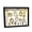 Black photo frame White background, variant on Necvior Quick Assembly Photo Frame Set With LED Lights For Creative Homes Decors