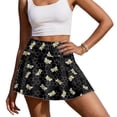 thumbnail image 2 of Xoenoiee Bee Honeycomb Print Pleated Tennis Skirt for Women with Pockets Women's High Waisted Athletic Golf Skorts Skirts Running Workout Shorts, L, 2 of 7