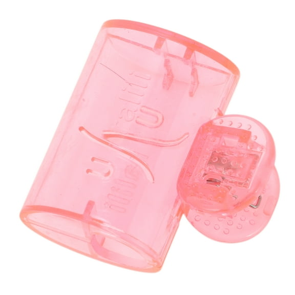Unique Bargains 1 Pc Square Toothbrush Covers for Travel Plastic Pink 1