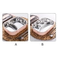 thumbnail image 4 of Lunch Box Thermal Insulated Food Container with lunch box portable Spoon Chopsticks Portable Food Grid Case, Small, 4 of 8