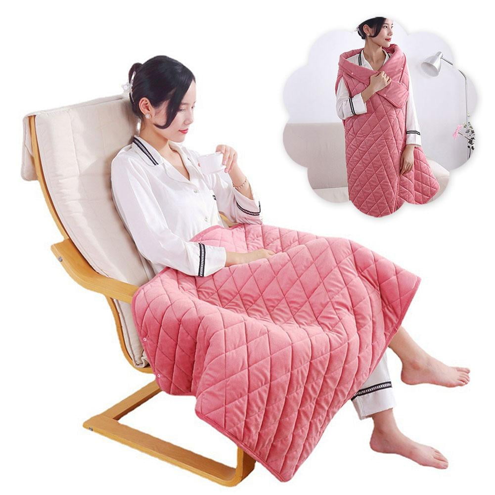 SharkTRUE 29.5x47inch Usb Heated Blanket Electric Blanket,portable Portable Heated Blanket Fast Heating With 3 Heating Levels, Cordless Heated Warm Shawl Electric Heating Blanket for Home Camp Office