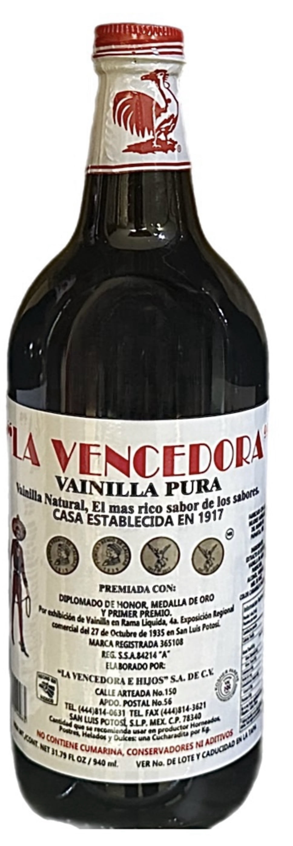 La Vencedora Mexican Vanilla (31.79 oz) Pack of 2